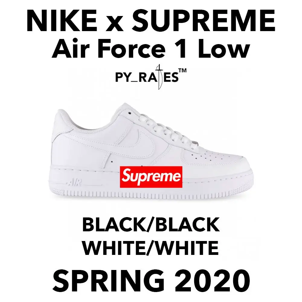 A Supreme x Nike Air Force 1 Low Could Be Dropping Next Year | The Sole ...