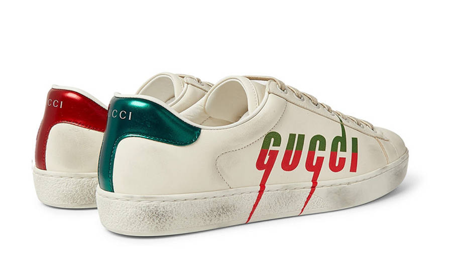 GUCCI Ace Distressed Leather White | Where To Buy | 576137 A38V0 9090 ...