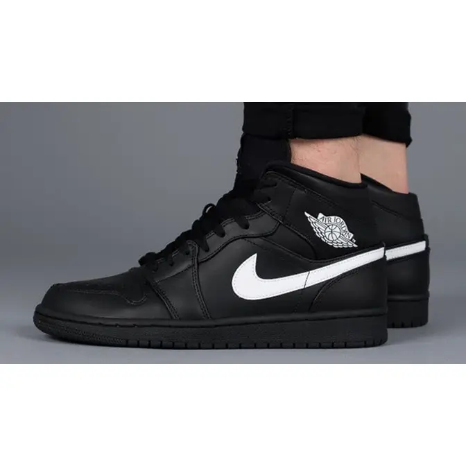 Jordan 1 Mid Black White | Where To Buy | 554724-049 | The Sole Supplier