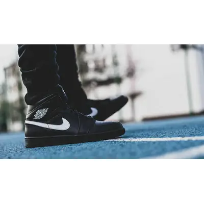 Jordan 1 Mid Black White | Where To Buy | 554724-049 | The Sole Supplier