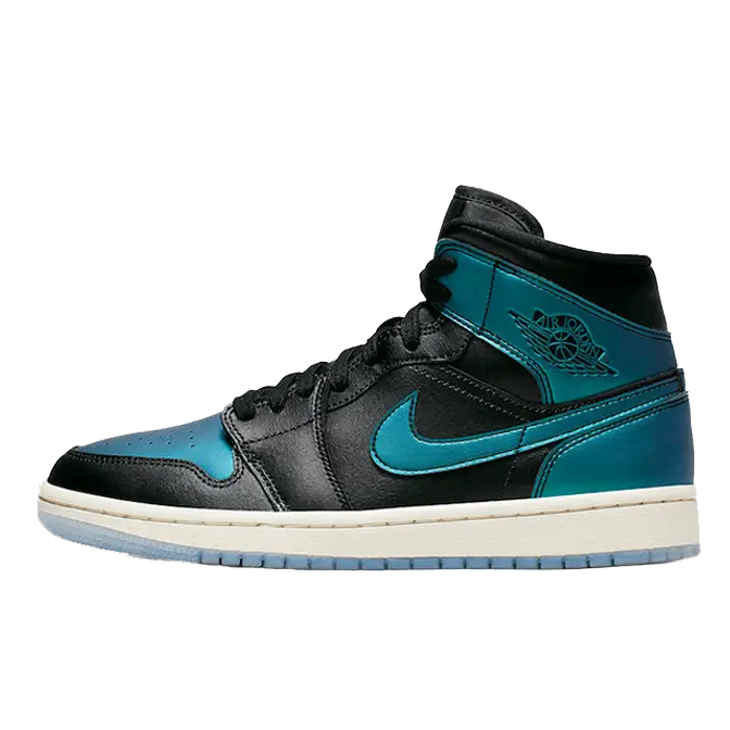 Turquoise and 2025 black jordans