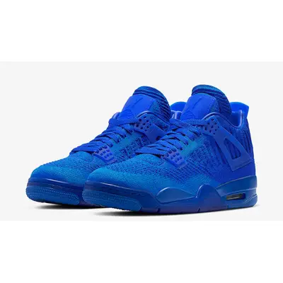 Jordan 4 Flyknit Royal Blue Where To Buy AQ3559 400 The Sole Supplier