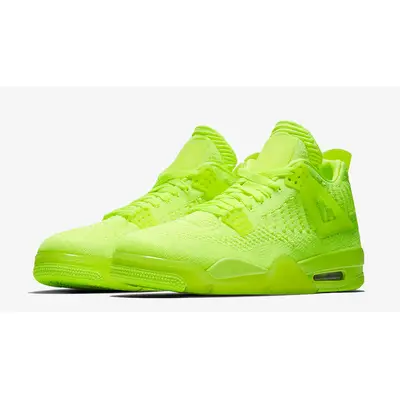 Lime green jordans 4 on sale