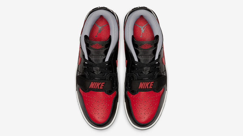 Jordan Legacy 312 Low Black Red