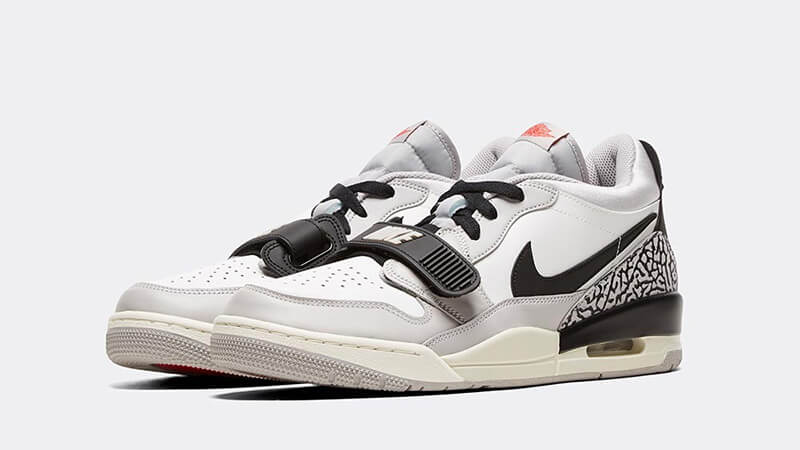 Jordan Legacy 312 Low White Fire Red