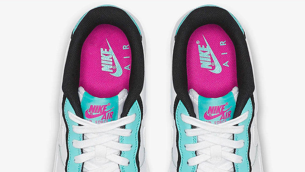 NVibrant Blue And Pink Hues Dress The Nike Air Force 1 GS NVibrant Blue And Pink Hues Dress The Nike Air Force 1 GS