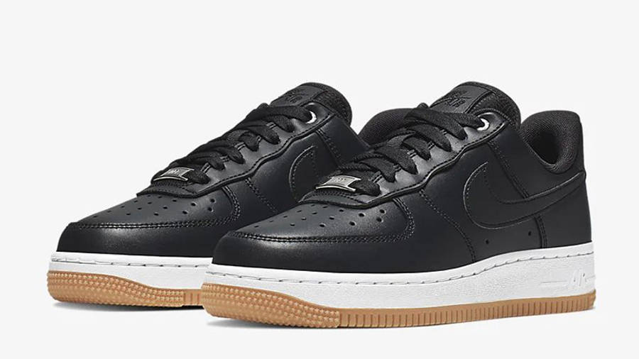 nike air force 1 07 black gum