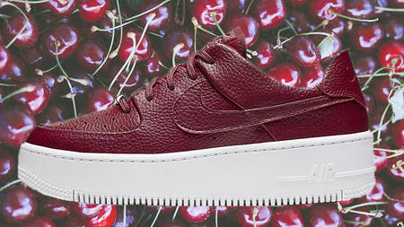 Turn Heads In The Nike Air Force 1 Sage 'Team Red'