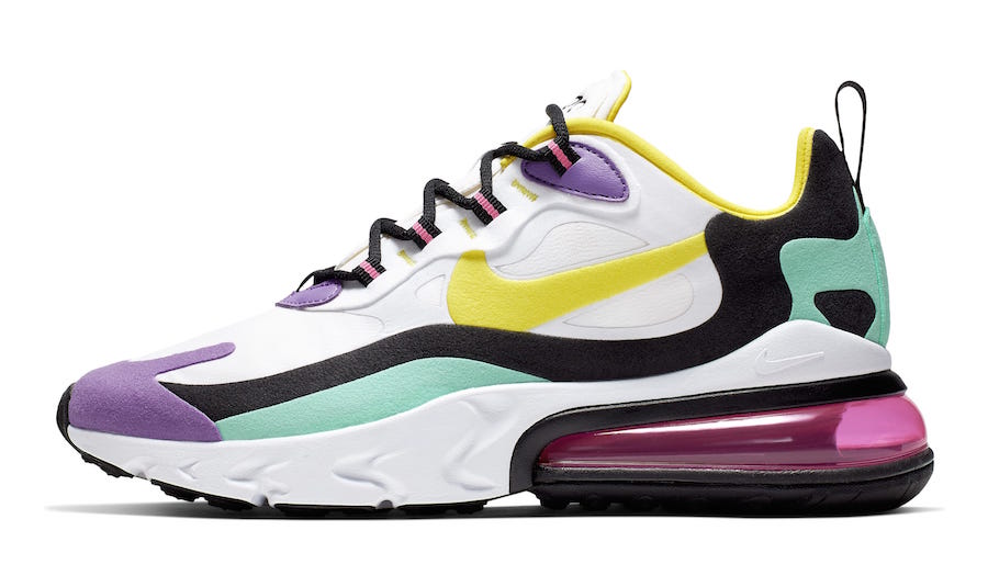 Nike Unveils A New Hybrid, The Air Max 270 React, In 7 New Colourways