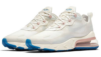 nike 270 react white and pink