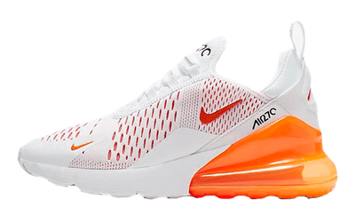 nike white with orange