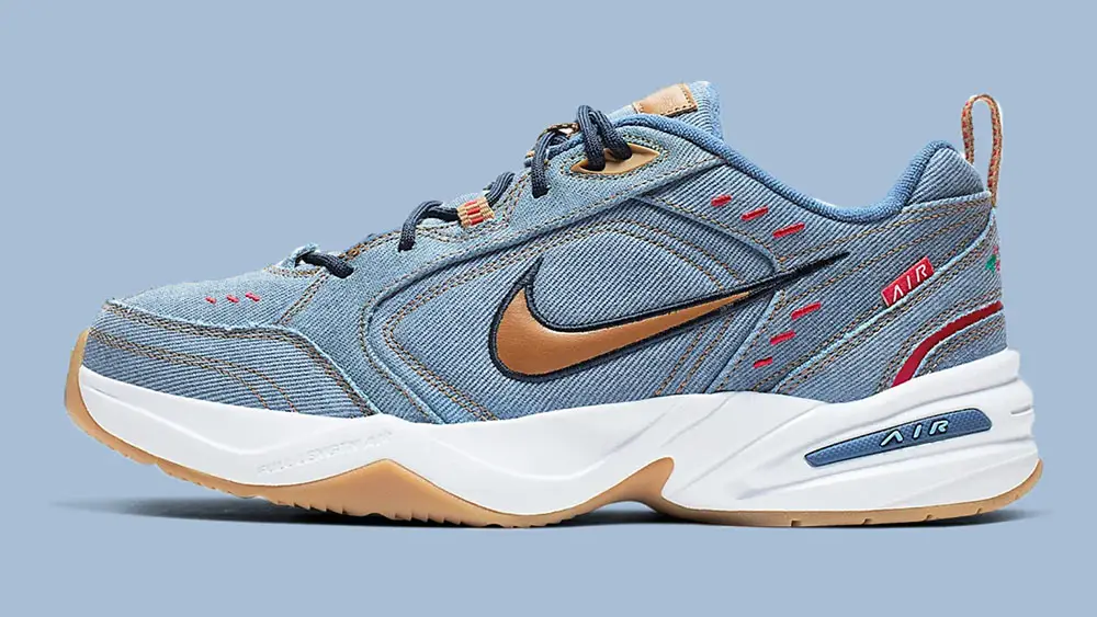 A First Look At The Nike Air Monarch IV Denim | The Sole Supplier