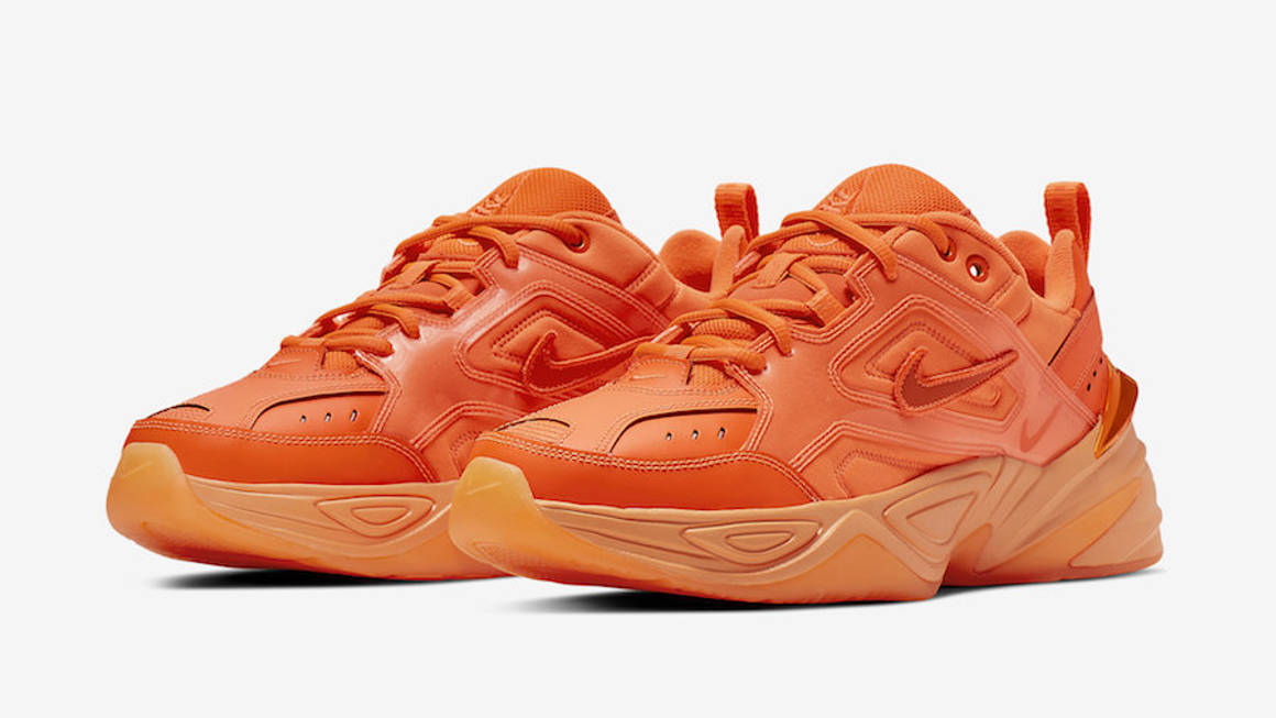 nike m2k tekno pink and orange