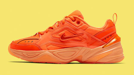 Add A Burst Of Orange To Your Collection With This Nike M2K Tekno Add A Burst Of Orange To Your Collection With This Nike M2K Tekno