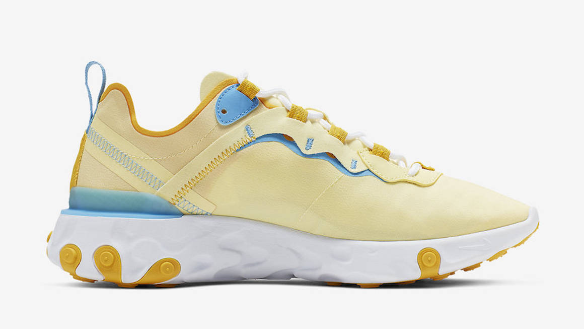 nike react element 55 white blue orange