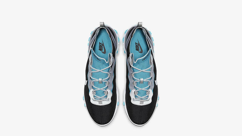 nike reacts black and turquoise