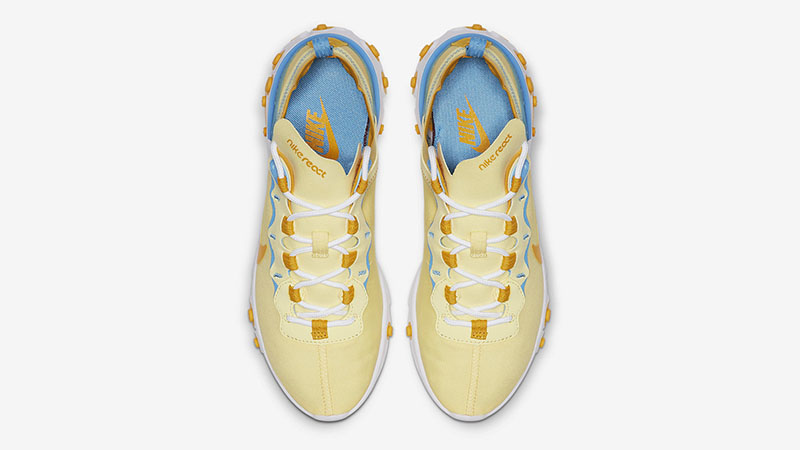 Nike React Element 55 Yellow Blue