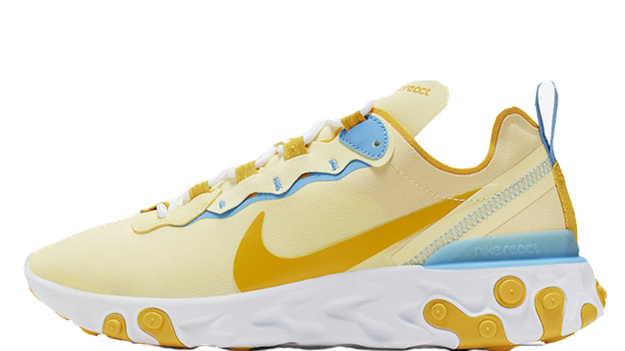 nike react element 55 yellow