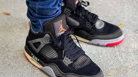 A Closer Look At The Off-White x Air Jordan 4 'Black Cement' A Closer Look At The Off-White x Air Jordan 4 'Black Cement'