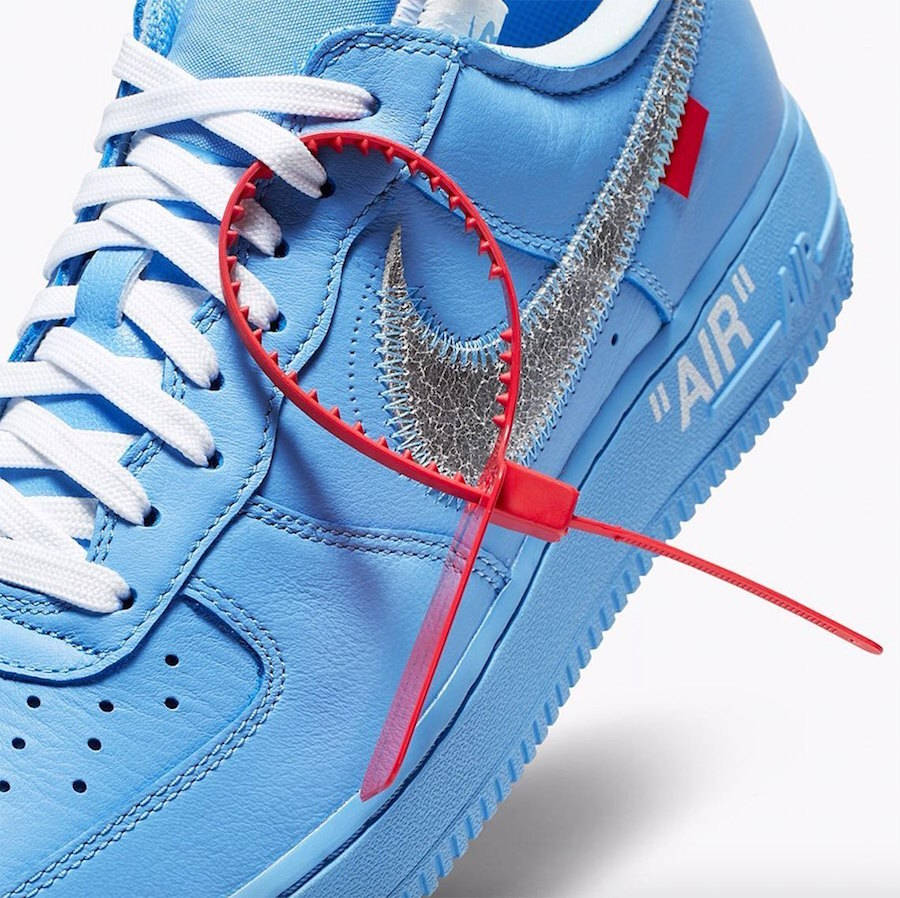 off white air force 1 blue release