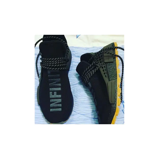 Pharrell x Adidas Hu NMD Gum Pack Black, EG7836