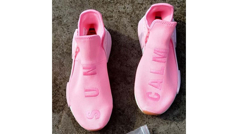 pink pharrell adidas human race