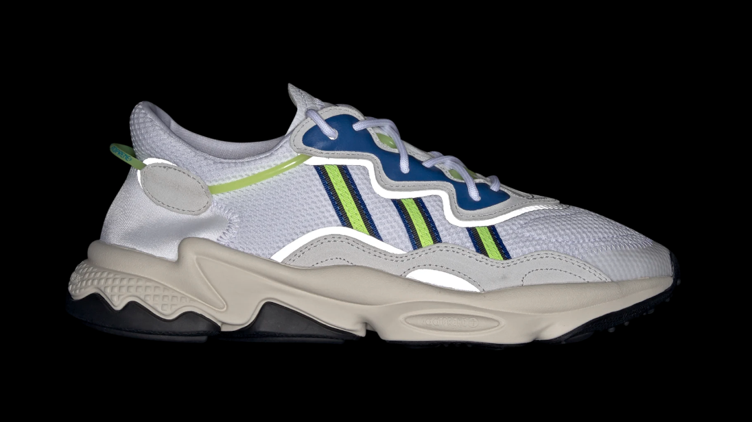 adidas Ozweego White Grey One Solar Yellow