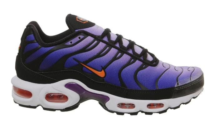 Nike Air Max Plus Black Total Orange Coltage Purple
