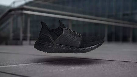The adidas Ultra Boost 19 Gets The 'Triple Black' Treatment The adidas Ultra Boost 19 Gets The 'Triple Black' Treatment