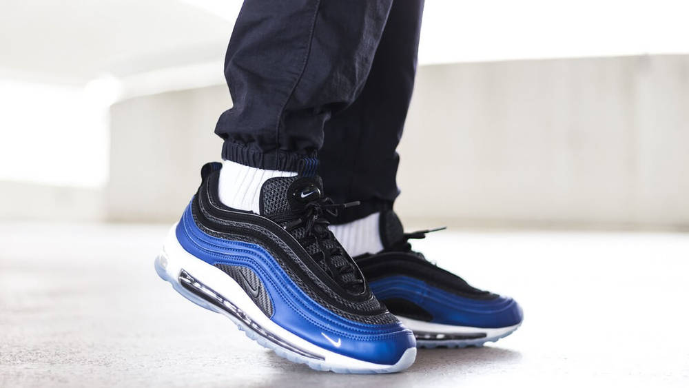 The Nike Air Max 97 Foamposite Just Landed Early At Footasylum afew-store-sneaker-nike-air-max-97-qs-game-royal-white-black-315