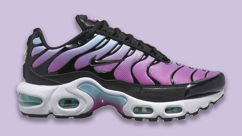 nike air max plus purple black
