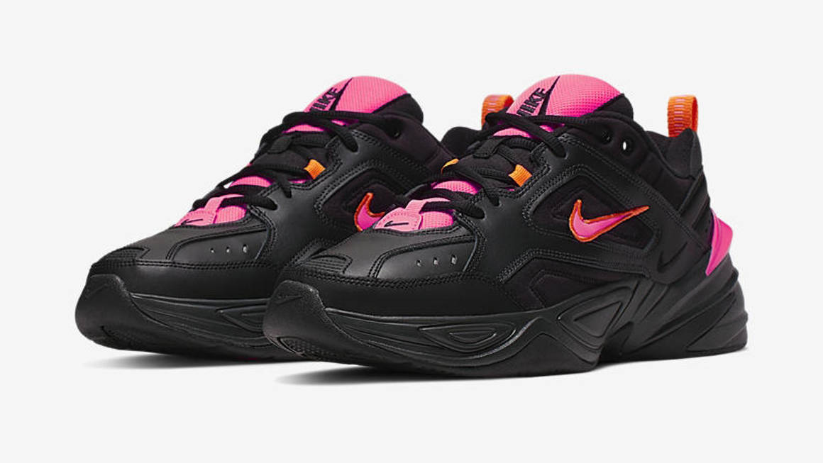 nike mk2 tekno pink and orange