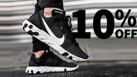 Take 10% Off The Entire Nike React Element 55 Collection At Footasylum Take 10% Off The Entire Nike React Element 55 Collection At Footasylum