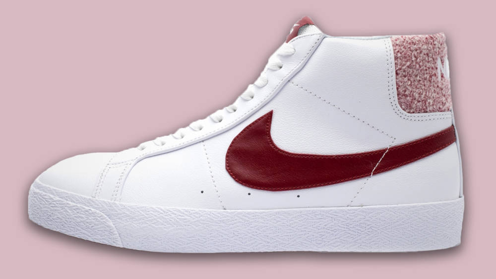 Nike SB Zoom Blazer Mid white burgundy