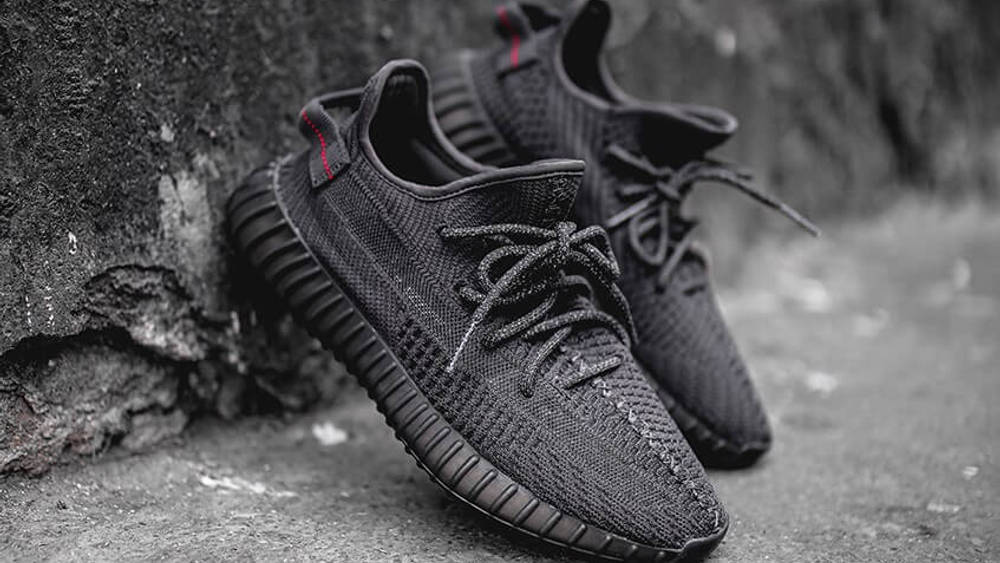 Get Over Your Yeezy Woes With These 8 Stealthy Trainers yeezy-boost-350-v2-triple-black-on-feet-closer-look-1