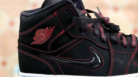 The Air Jordan 1 'Fearless' Surfaces In A Blacked Out Colourway The Air Jordan 1 'Fearless' Surfaces In A Blacked Out Colourway