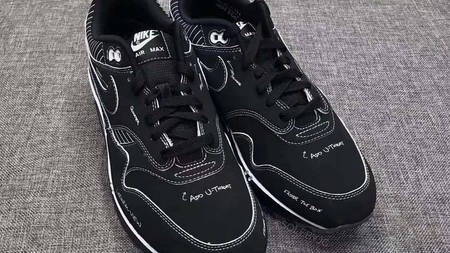 The Nike Air Max 1 ‘Schematic’ Surfaces In A Blacked Out Colour Scheme The Nike Air Max 1 ‘Schematic’ Surfaces In A Blacked Out Colour Scheme