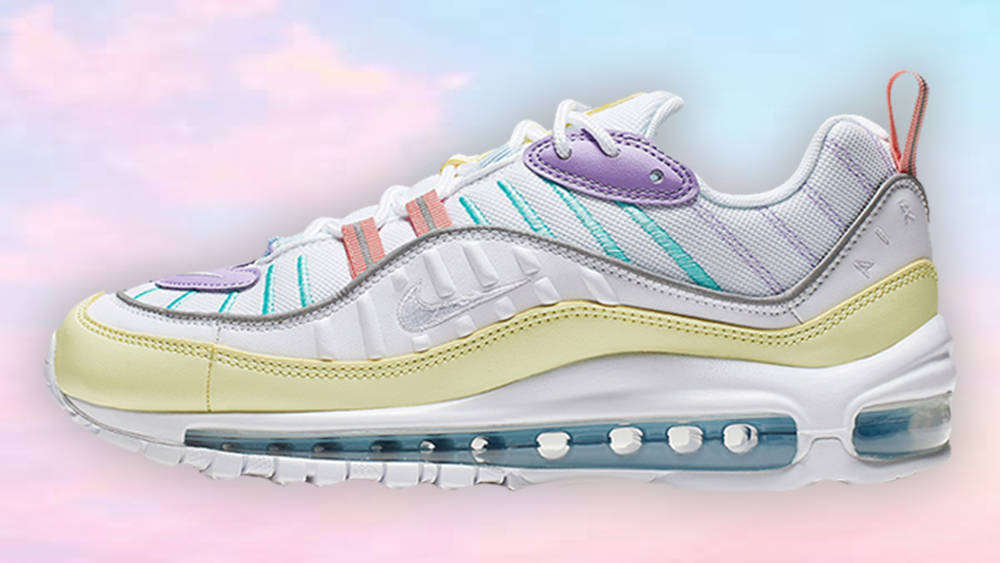 Air Max 98 Pastel Pink Purple Yellow Air Max 98 Pastel Pink Purple Yellow