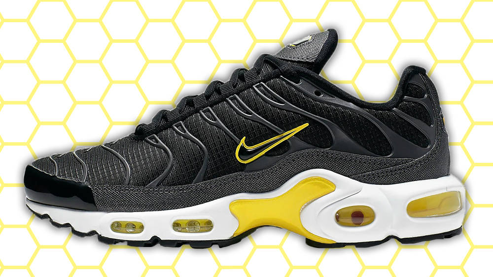 Air Max Plus Yellow Black Nike The Sole Womens Air Max Plus Yellow Black Nike The Sole Womens