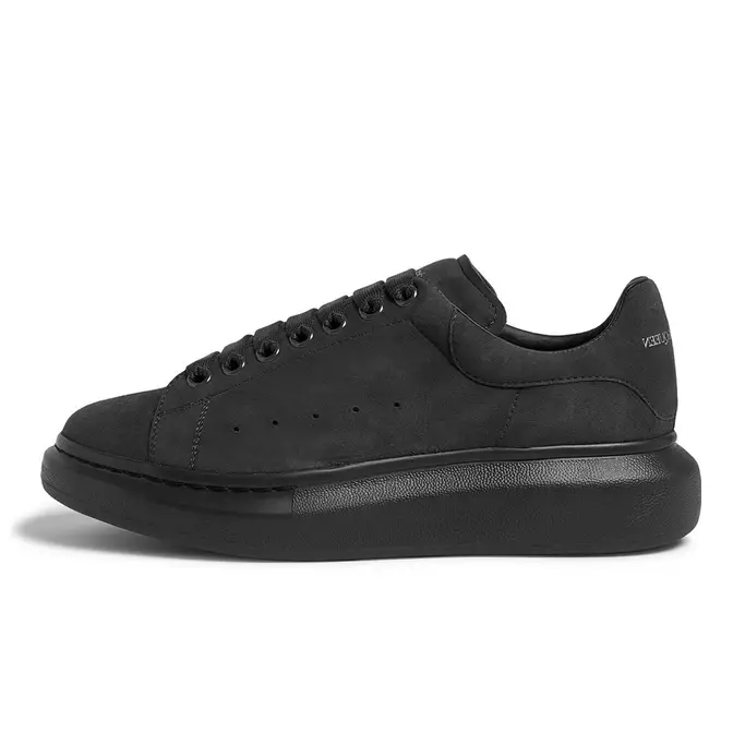 Alexander McQueen Leather Suede Black Where To Buy