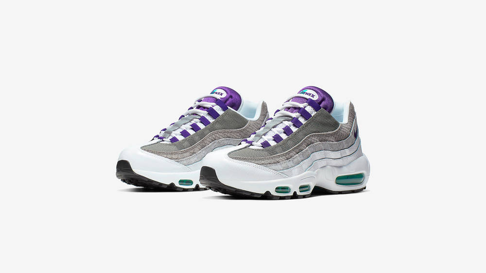 The Nike Air Max 95 'Grape' Gets An Extra Bite The Nike Air Max 95 ‘Grape’ Gets An Extra Bite