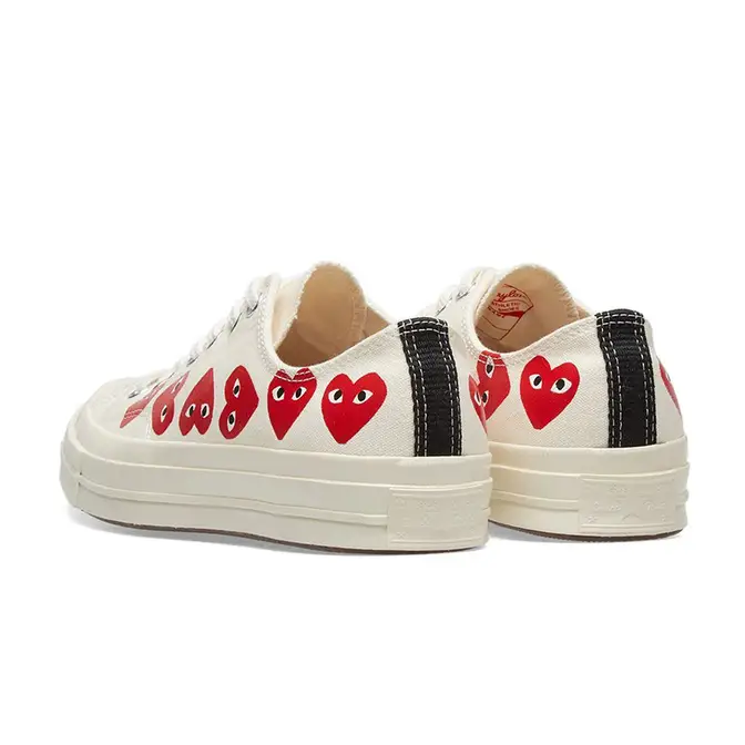Comme des Garcons x Converse Chuck Taylor All Star 70s Multi-Heart White | To Buy | | The Sole Supplier