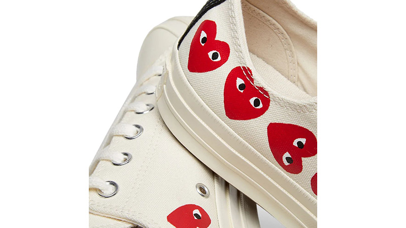 Comme Des Garcons X Converse Chuck Taylor All Star 70s Ox Multi Heart White Where To Buy c The Sole Supplier