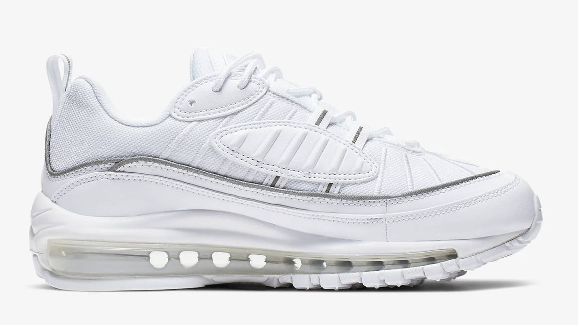 Feel Super Fresh In The Triple White Nike Air Max 98 | The Sole Supplier