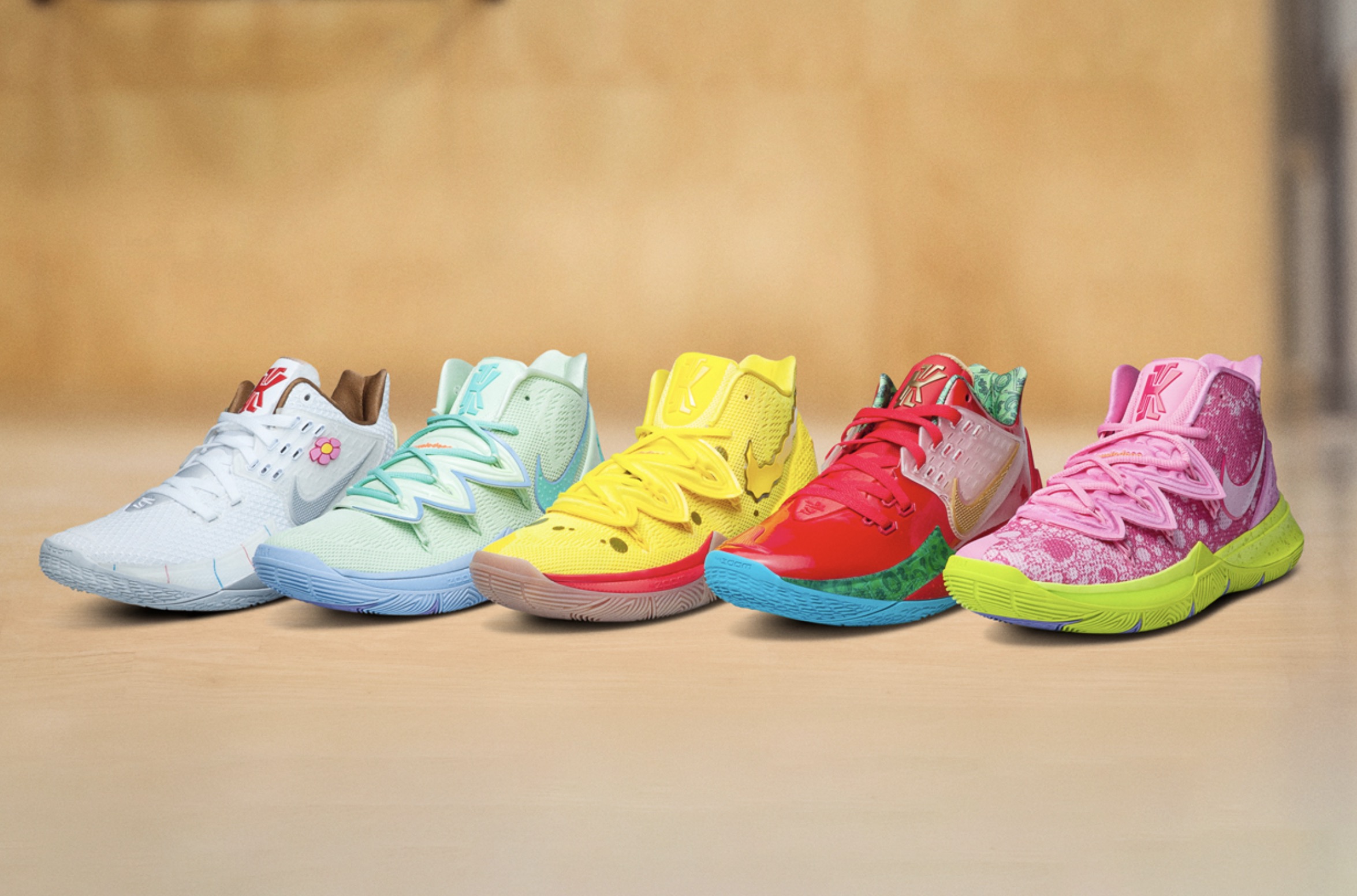 Go Back To Younger Days With This Spongebob Squarepants x Nike Kyrie Collection