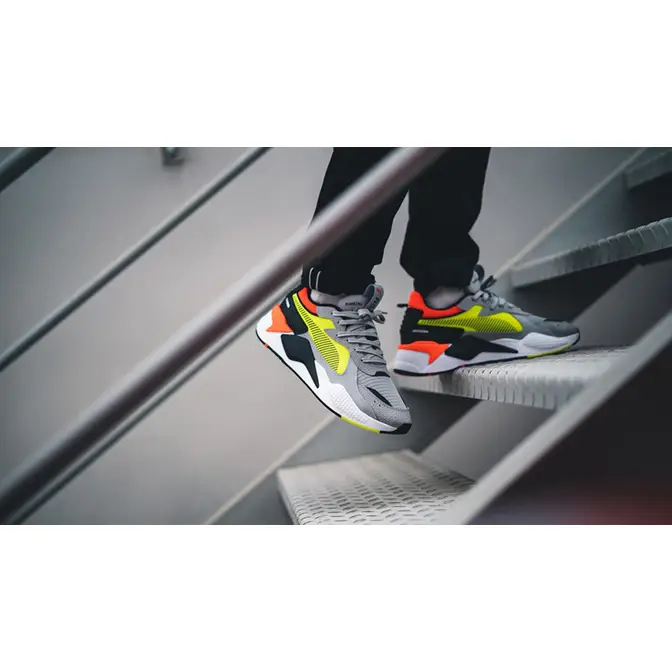 PUMA RS X Hard Drive White Grey Yellow Where To Buy 369818 01 The Sole Supplier