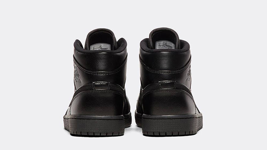 Jordan 1 Mid Black Leather