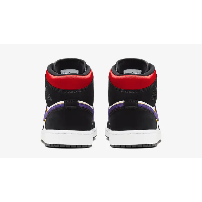 Jordan 1 Mid Purple White Red | Where To Buy | 852542-005 | The Sole ...