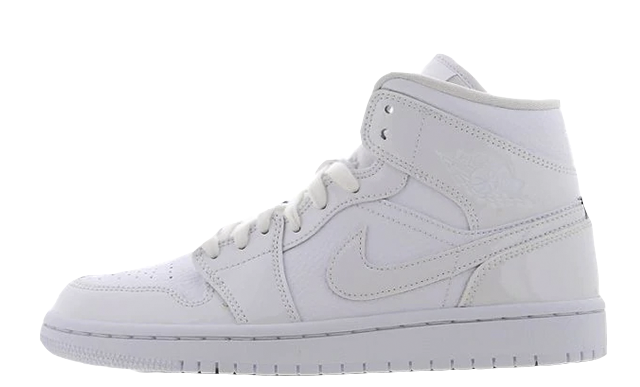 Jordan 1 Mid White