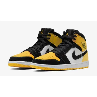 Jordan 1 Mid Yellow Toe Footasylum Exclusive | Where To Buy